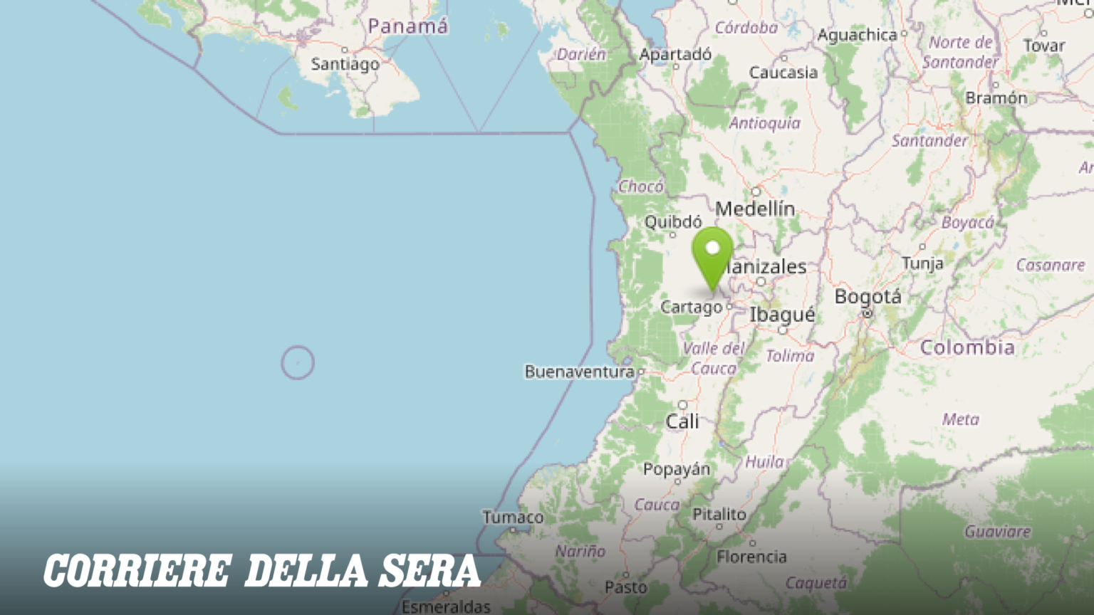 Colombia, terremoto di magnitudo 7.4: la scossa avvertita in gran parte del Paese