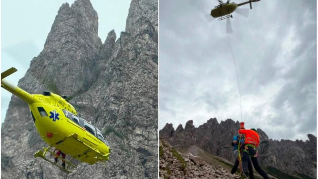 Salvate 2 giovani escursioniste sorprese da un temporale con fulmini: una era in ipotermia Salvate 2 giovani escursioniste sorprese da un temporale con fulmini: una era in ipotermia