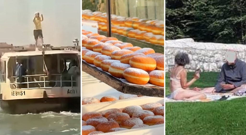 Turisti cafoni invadono l’Italia: dalle file per il krapfen alle spiagge come discariche. In infradito sulle Dolomiti, in costume al cimitero e sul tetto del vaporetto Turisti cafoni invadono l'Italia: dalle file per il krapfen alle spiagge come discariche. In infradito sulle Dolomiti, in costume al cimitero e sul tetto del vaporetto