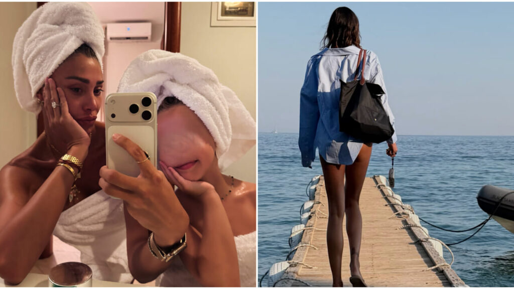 Belen in fuga dalle polemiche vola in Grecia con Luna Marì, nel luogo della prima vacanza romantica con Gaetano Fidanzati