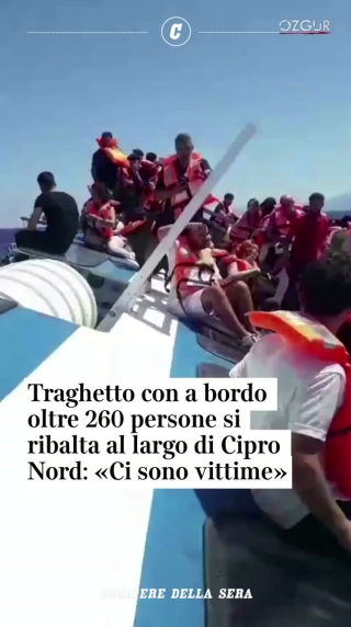 Traghetto con a bordo oltre 260 persone si ribalta al largo di Cipro Nord: «Ci sono vittime»