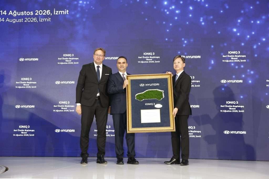Hyundai IONIQ 3 produzione in Turchia 2026 Martinet conferenza