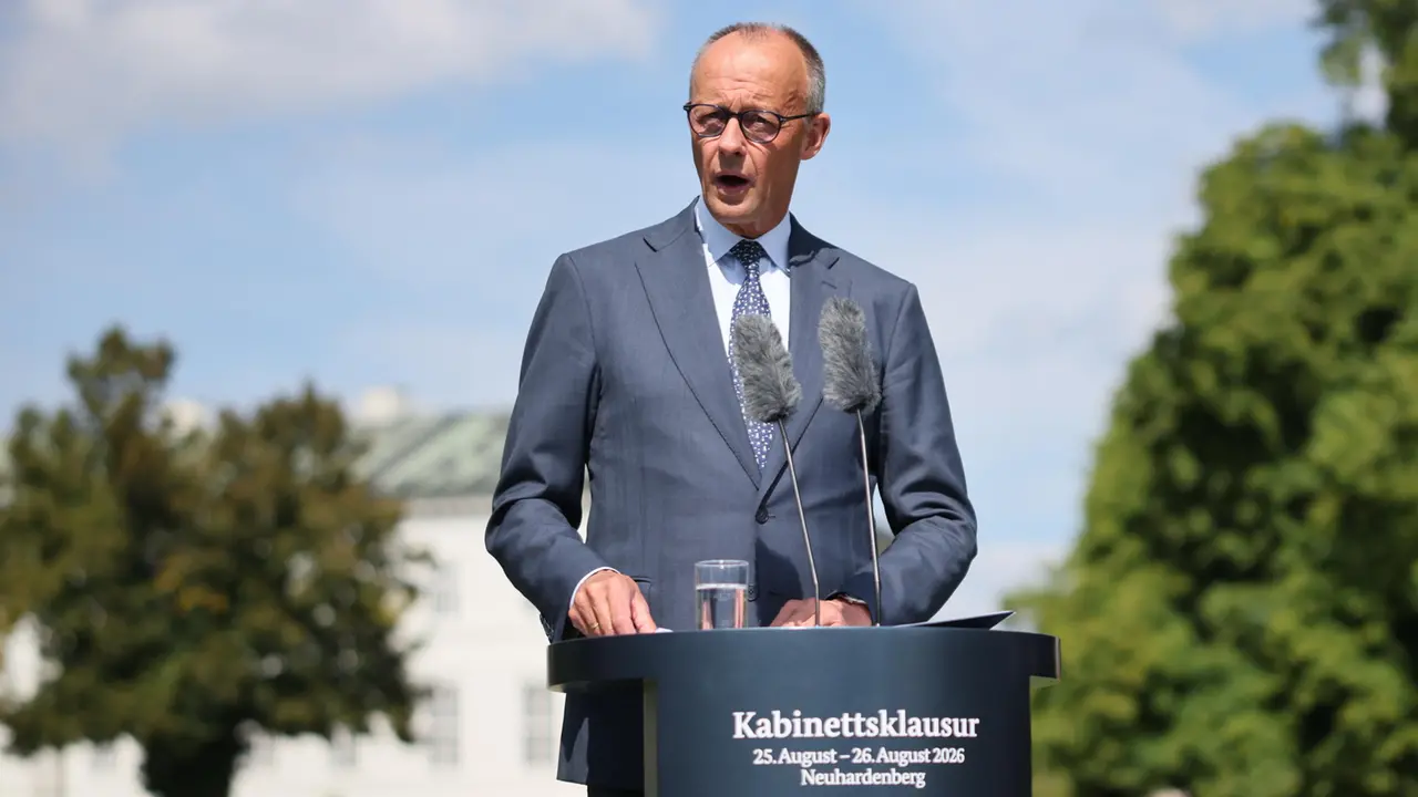 Il cancelliere tedesco Friedrich Merz (Ansa)