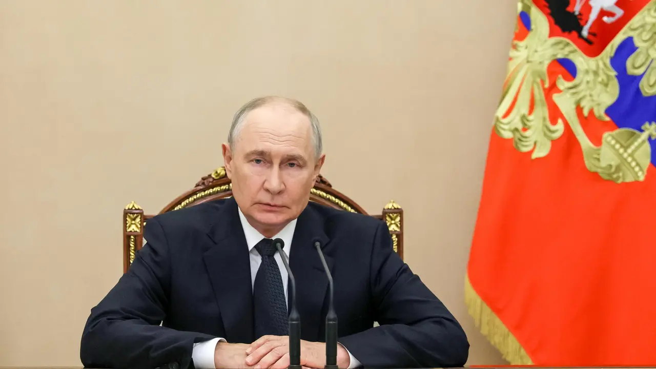Il presidente russo Vladimir Putin (Epa)