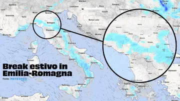 Break con temporali e calo termico: quando arriva. “Ma il caldo non è ancora finito”. Previsioni meteo in Emilia-Romagna