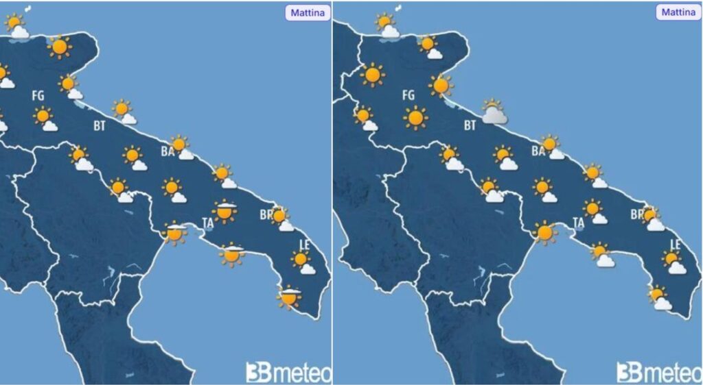 Meteo Puglia: sole poi peggioramento e temporali, le previsioni Meteo Puglia: sole poi peggioramento e temporali, le previsioni