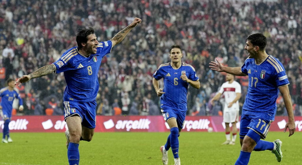 Turchia-Italia 1-4, le pagelle degli azzurri: al debutto gol e assist per Kayode (7,5), Tonali e Bastoni si riscattano (7)