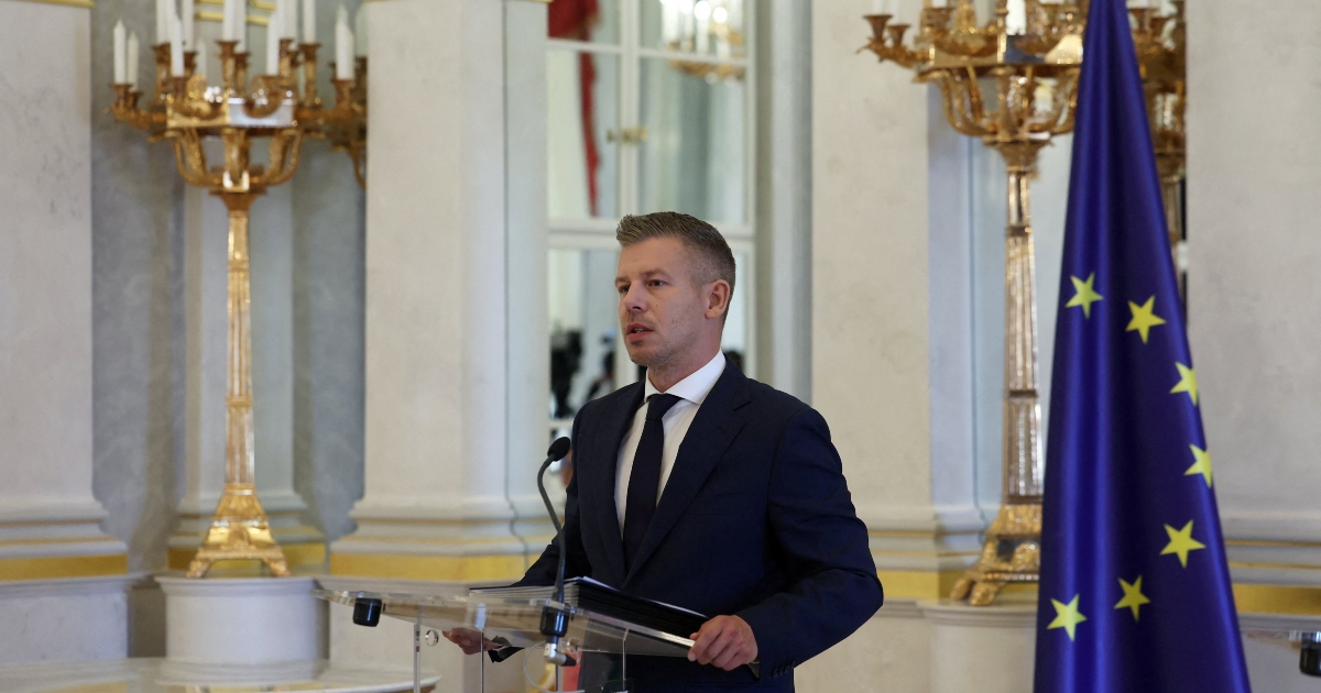 Il Primo Ministro ungherese Péter Magyar - REUTERS/Bernadett Szabo Péter Magyar Ungheria Orban UE Russia Bruxelles Mosca