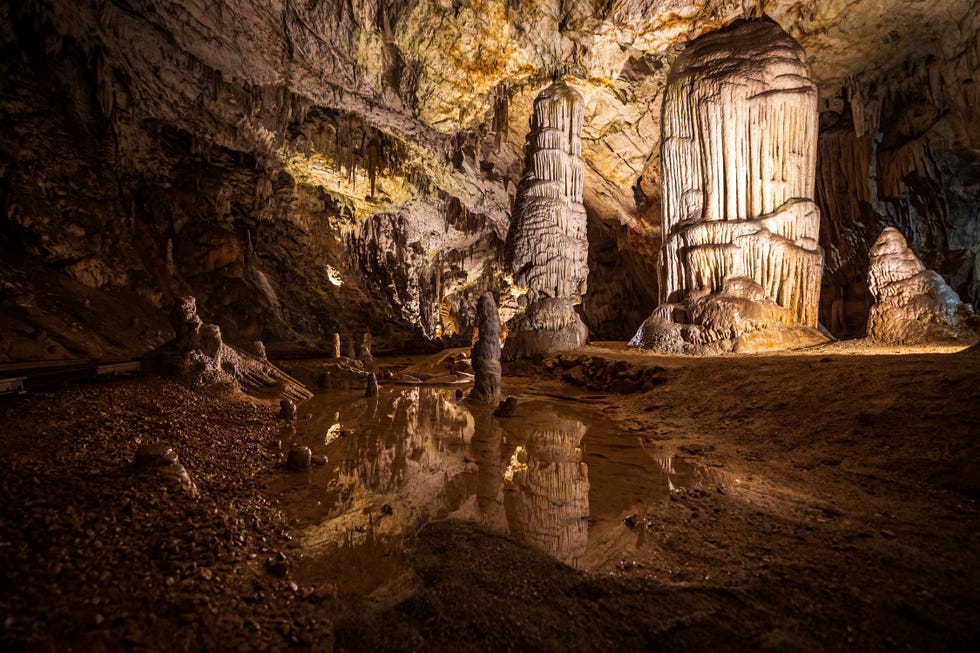 grotte di postumia all'interno