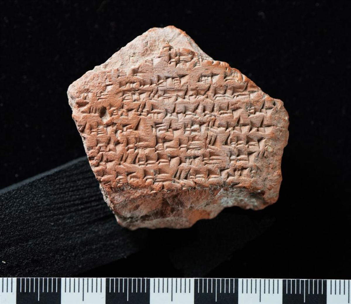 Il frammento del Trattato di pace di Kadeš. Foto: Ministero della Cultura della Turchia