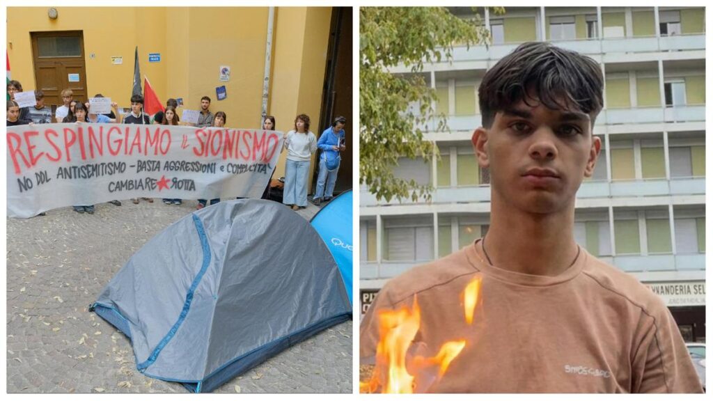Evento per il 7 ottobre, Cambiare Rotta pianta le tende in Università contro Eterno. Ma l’influencer non ci sarà: “Ordinanza della Questura”