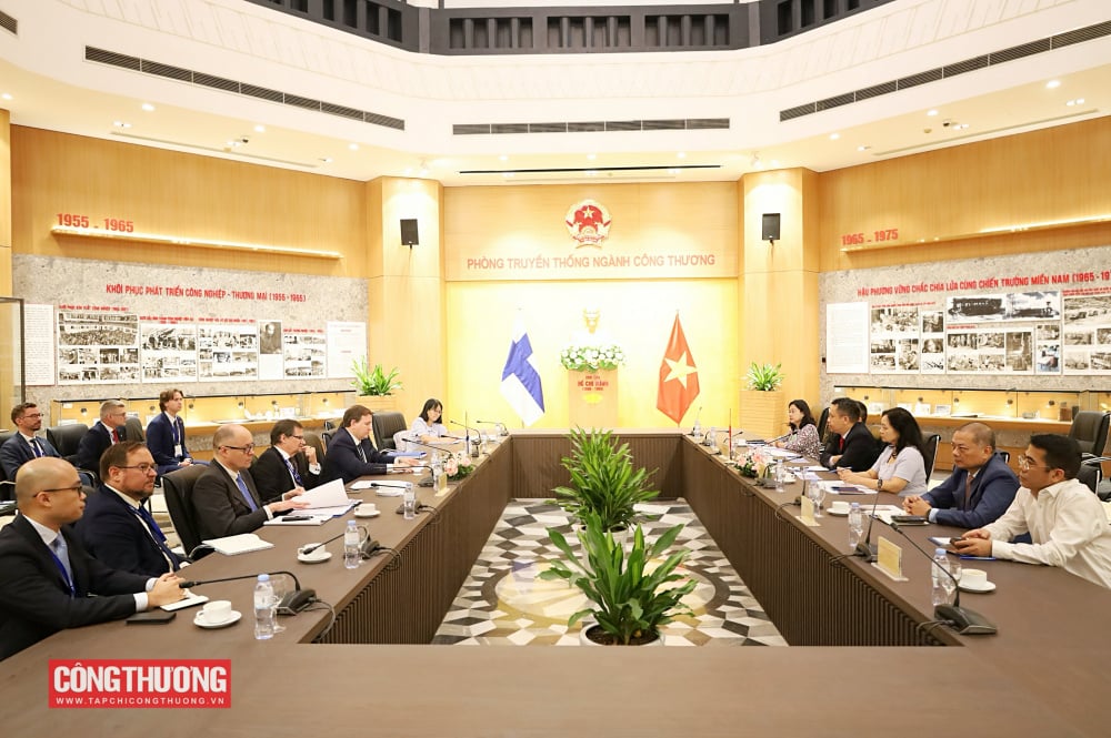 Il viceministro Nguyen Viet Son: Rafforzare i legami commerciali tra Vietnam e Finlandia, sfruttando appieno l'accordo di libero scambio EVFTA.