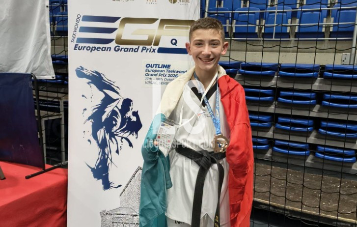 La Lanterna Taekwondo brilla in Serbia: Gabriele Giorgianni è bronzo all’ETU Grand Prix Open di Vršac Gabriele Giorgianni (Lanterna Taekwondo)