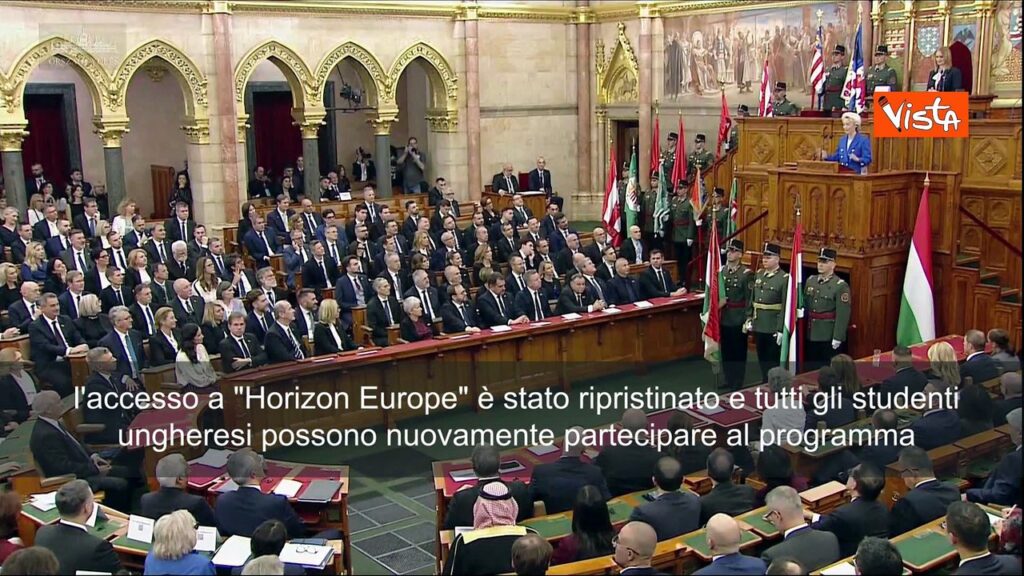 Von der Leyen a Budapest: Riforme danno risultati, tornano i fondi Ue in Ungheria Abbonamento mensile: